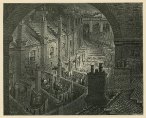Survol de Londres par le rail - Gustave Dore