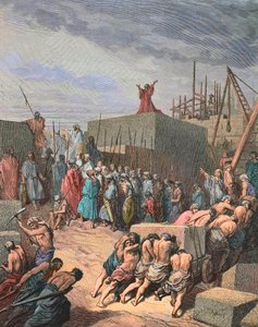 Reconstruction du temple à Jérusalem, gravure de Gustave Doré - Gustave Dore