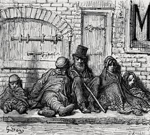 Sans toit !, 1872 - Gustave Dore