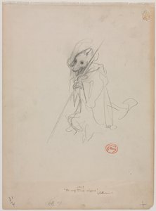 Esquisse pour "Le Loup devenu berger" (recto) - Gustave Dore