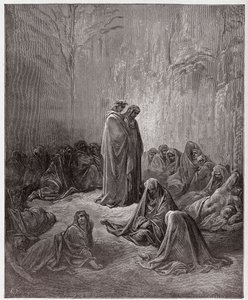 La Divine Comédie, Purgatoire, Chant 13 : Les âmes des envieux - par Dante Alighieri - Illustration de Gustave Doré - Gustave Dore