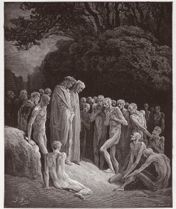 La Divine Comédie, Purgatorio, Chant 23 : Les âmes des gourmands - par Dante Alighieri (1265-1321) - Illustration par Gustave Doré (1832-1883) - Gustave Dore