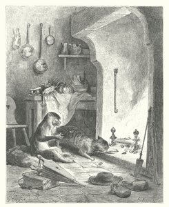 Les Fables de La Fontaine : Le Singe et le Chat