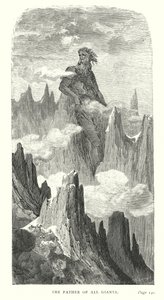 Le père de tous les géants (gravure) - Gustave Dore