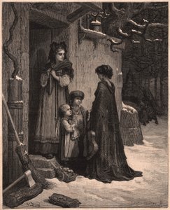 La cigale et la fourmi, illustration de la fable de Jean de la Fontaine