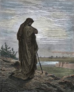 Le prophète Amos Gravure de « La Bible » par Gustave Doré (1832-1883) - Gustave Dore