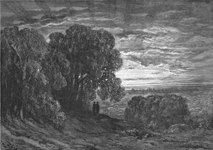 Les deux pèlerins à Highgate, 1872