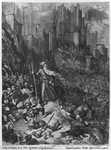 Le Juif errant, gravé par Félix Jean Gauchard