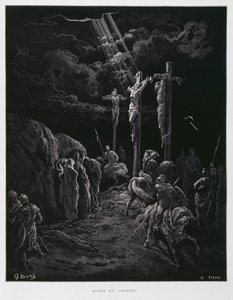 La mort du Christ sur la croix, Illustration de la Bible de Doré