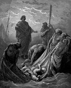 La pêche miraculeuse, 1866 - Gustave Dore