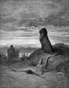 Le prophète tué par un lion