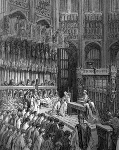 Abbaye de Westminster - Confirmation des garçons de Westminster par Doré