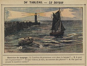 La barque - Gustave Fraipont