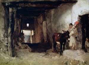 Une maison dans le Sahara, années 1880