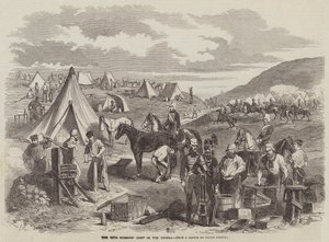 Le camp des 10e hussards en Crimée - Gustave Janet