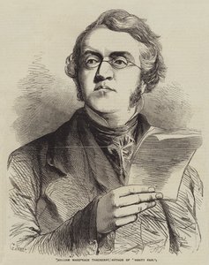 William Makepeace Thackeray, auteur de Vanity Fair - Gustave Janet