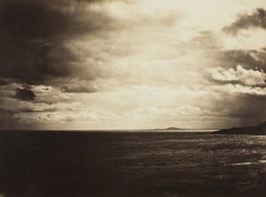 Ciel nuageux, mer Méditerranée - Gustave Le Gray