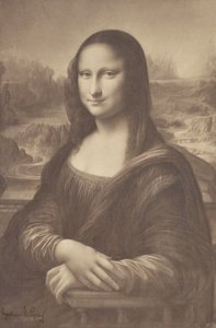 [Dessin de Millet de la Joconde]