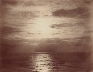 Effet solaire dans les nuages-océan - Gustave Le Gray