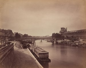Pont du Carrousel, Paris : Vue à l