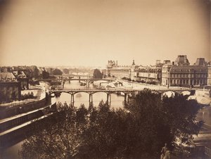 [Vue de la Seine, Paris], 1857