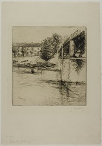 Le pont à Fournay, de côté