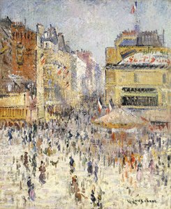 La Quatorze Juillet à Paris, la Rue de Clignancourt - Gustave Loiseau