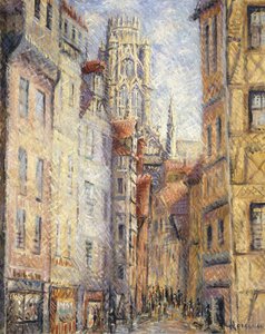 Rouen, rue avec l
