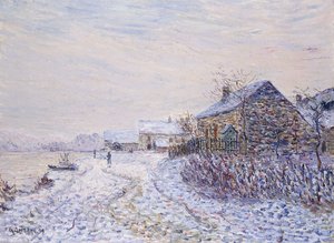 Neige à Tournedos-sur-Seine - Gustave Loiseau