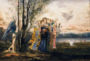 Cupidon et les Muses - Gustave Moreau