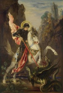 Saint Georges et le dragon. 1889-90 - Gustave Moreau