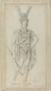 Pittacus le tyran en costume de guerre