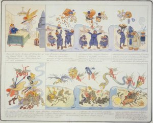 1ère Guerre Mondiale / Noël 1916 / caricature française