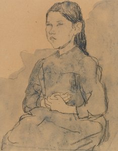Jeune fille : Marie Hamonet, vers 1918