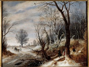 Paysage enneigé - Gysbrecht Lytens or Leytens