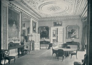 Salle à manger de la reine à Osborne House, vers 1899, 1901