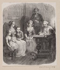 Illustration de "Tout à sa place" dans H.C. Andersen, "Contes et Histoires", Tome 2