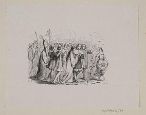 Illustration de "Les Cygnes Sauvages" dans H.C. Andersen, "Contes et Histoires", Tome 1