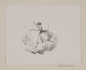 Illustration pour "Le soldat de plomb" dans H.C. Andersen, "Contes et Histoires", Tome 1