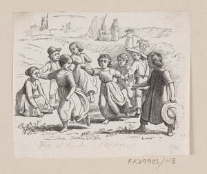 Illustration de "Fra et Vindue i Vartou" dans H.C. Andersen, "Contes et Histoires", Tome 2