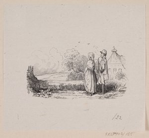 Illustration pour "Le Lin" dans H.C. Andersen, "Contes et Histoires", Tome 2 - H.P. Hansen