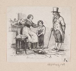 Illustration pour "Le Porc-épic" dans H.C. Andersen, "Contes et Histoires", Tome 1 - H.P. Hansen