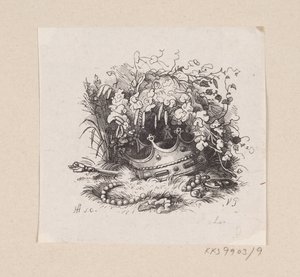 Illustration de "La Princesse au petit pois" dans H.C. Andersen, "Contes et histoires", Tome 1