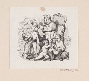 Illustration pour "Le compagnon de voyage" dans H.C. Andersen, "Contes et histoires", Tome 1