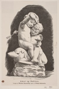 Amour et Bacchus - H. C. Henneberg