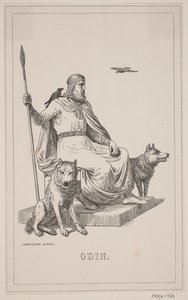 Odin. Illustration de l