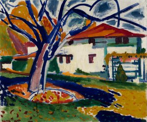 Arbres bleus - H. Lyman Sayen