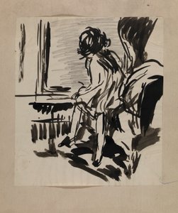 Sans titre (figure assise)