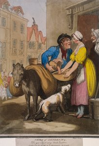 Voulez-vous de la poussière de brique, planche VI des Cris de Londres, 1799 - H Merke