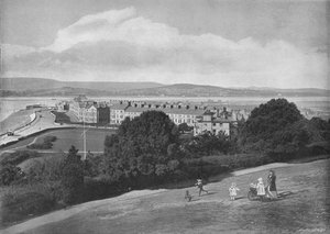 Exmouth, depuis le Beacon, vers 1896